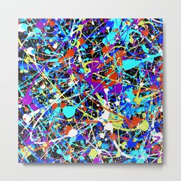 Splat! 2 (Inside Out) Metal Print | Inspire, Syphelan, Happy, Music, Adult, Paint, Love, Life, Live, Popart 