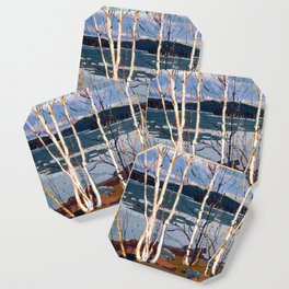 Tom Thomson - Spring in Algonquin Park - Canada, Canadian Oil Painting - Group of Seven Coaster