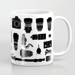 Photographer Kit Coffee Mug | Nikon, Sony, Art, Dslr, Lens, Photogear, Hdr, Picture, Selfie, Tripod 