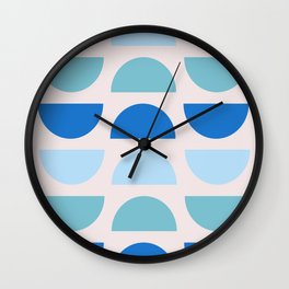 Surf's Up! Wall Clock | Mcm, Mid Centurymodern, 60Svibe17, Pastelcolors, Semi Circularshapes, Surf, Bluesandgreen, 1960S, 1950S, Oceancolors 