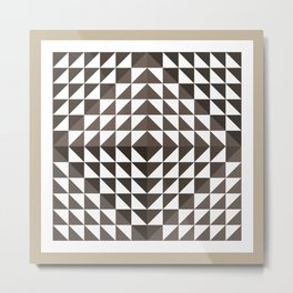 Triangular Mesh I Metal Print | Abstract, Pattern, Vector, Graphic Design 
