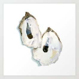 Oysters Art Print