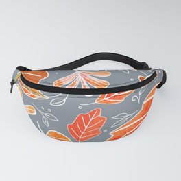 Autumn Leaves - Gray Fanny Pack
