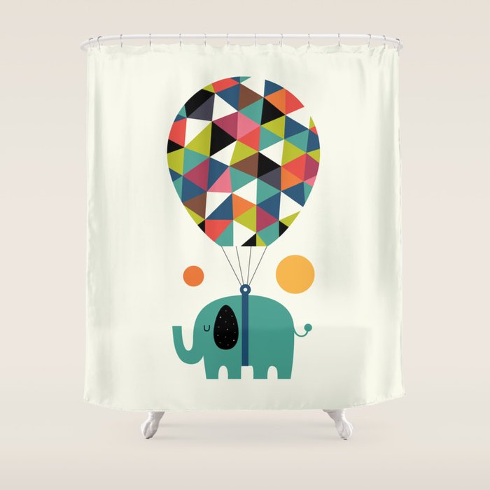 Fly High And Dream Big Shower Curtain by Andy Westface Society6