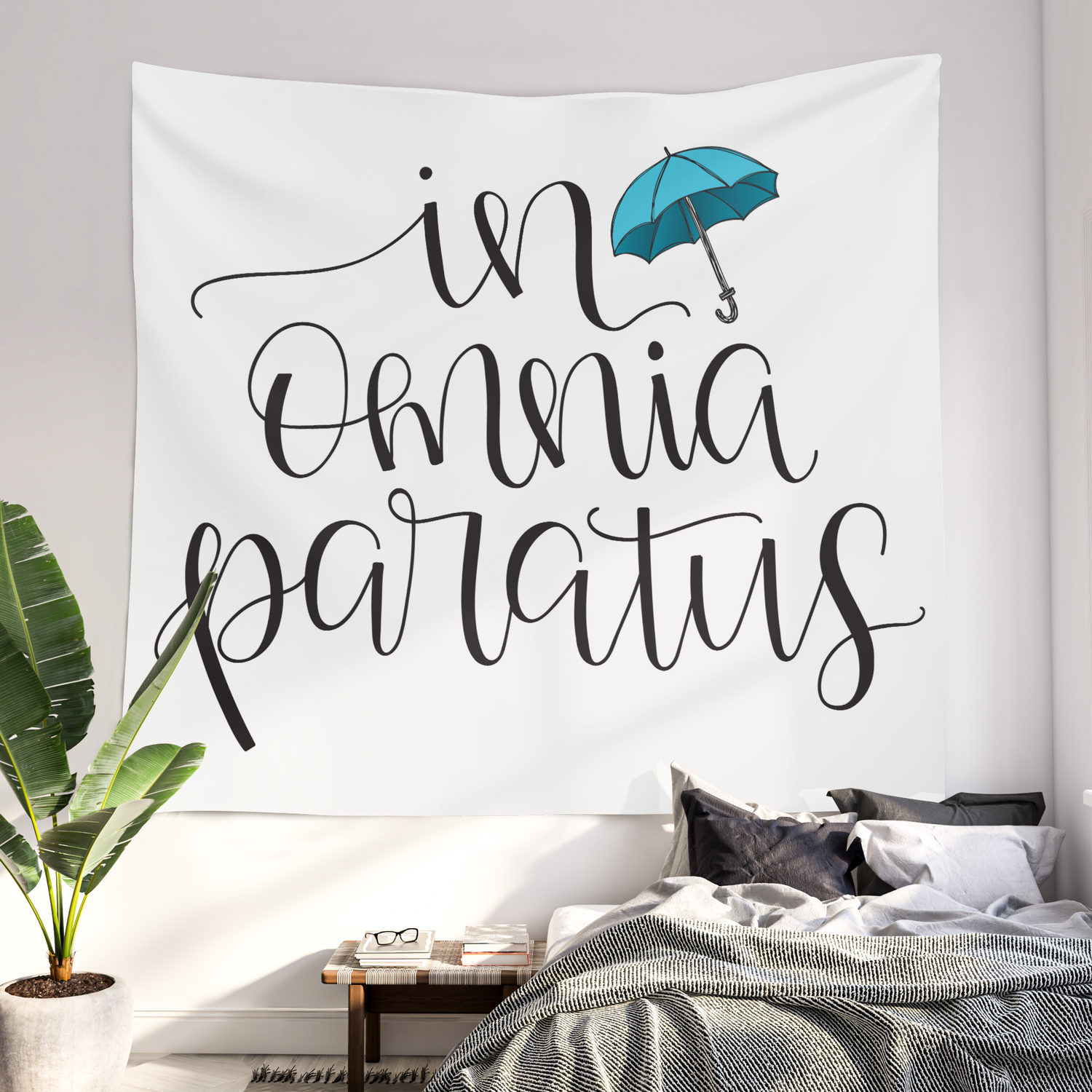 In Omnia Paratus Ready For Anything Gilmore Girls Quote Wall Tapestry By Little Inklings Society6