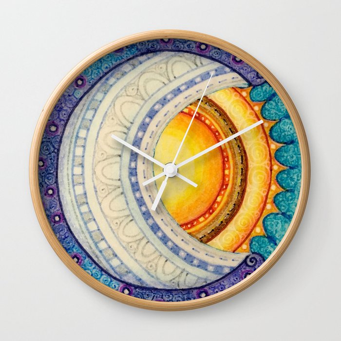 Moon Phase Wall Clock In 2020 Wall Clock Design Wall Clock Diy Clock Wall