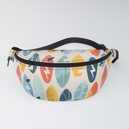 Surfboard white  Fanny Pack