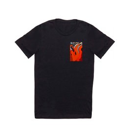 Battle of the Elements: Fire T Shirt | Warmth, Elements, Nature, Warm, Heat, Lit, Flaming, Fireplace, Colorful, Abstract 