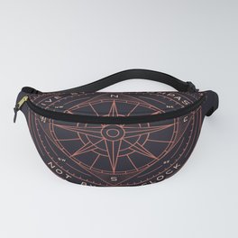 Live By The Compass Fanny Pack