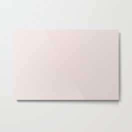 Pastel Pink Solid Color Inspired by 2020 Color of the Year First Light 2102-70 Metal Print | Minimalist, Abstract, Simple, Solidcolor, Graphicdesign, Nature, Pattern, Solid, Graphic Design, Digital 