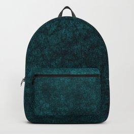 Teal Blue Velvet Texture Backpack | Photo, Background, Vibrant, Velvet, Textile, Vintage, Americana, Farmhousedecor, Seamless, Cute 