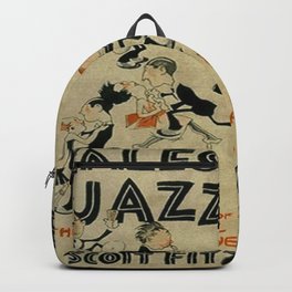 Tales of the Jazz Age vintage book cover - Fitzgerald Backpack | Benjaminbutton, Gatsbyquote, Artreproduction, Thejazzage, Thegreatgatsby, Vintagebook, Dorm, Graphicdesign, Retrobook, Thecuriouscase 
