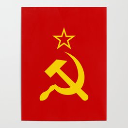 USSR Flag - Flag of Soviet Union Poster