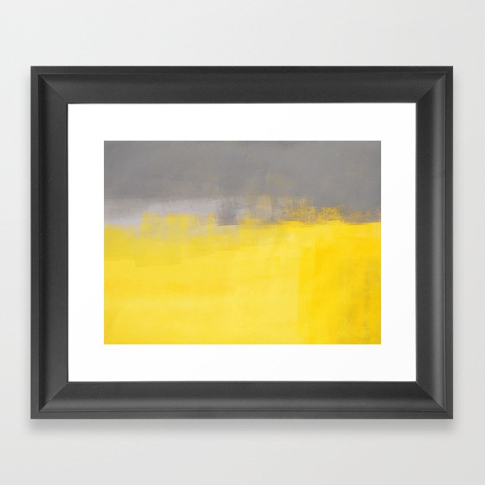 A Simple Abstract Framed Art Print By T30gallery Society6