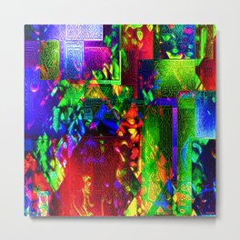 Magma by Tim Henderson Metal Print | Bright, Aweskom, Techno, Fractal, Patterns, Abstract, Illustration, Abstractpretty, Colorful, Graphicdesign 