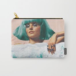 Waterbed Carry-All Pouch | Fun, Retro, Inspiration, Summer, Girl, Graphic, Bluehair, Curated, Colorful, Sleep 