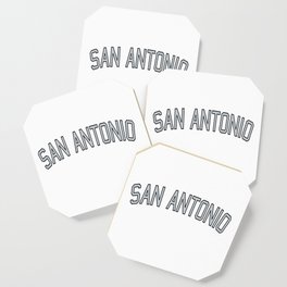 San Antonio Sports College Font Coaster