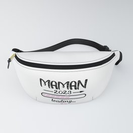 Maman 2023 Loading Pregnancy Announcement Mother Birth Fanny Pack