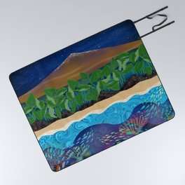 Mauna Kea Landscape Picnic Blanket