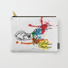 Colorful Deer Carry-All Pouch | Illustration, Graphic Design, Painting, Animal 