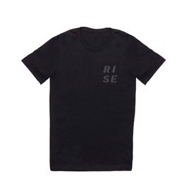 RISE T Shirt | Holo, Holograph, Hologram, Typography, Hope, Glitchy, Digital, Zion, Graphicdesign, Futuristic 