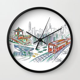 Hong Kong Peak Sketching Wall Clock | Peak, Hongkong, Inksketching, Expensiveresidence, Hongkongview, Blackandwhite, Drawing, Ink Pen, Victoria, Hongkongskyline 