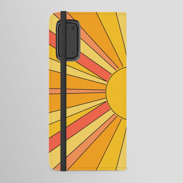 Sun rays Android Wallet Case