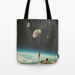 Summer with a Chance of Asteroids Tote Bag