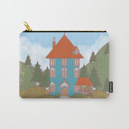 Valle Moomin 2019 - Landscape Carry-All Pouch | Moomin, Cute, Digital, Moomintroll, Nature, Sky, Cartoon, Drawing, Movie Tv, Landscape 