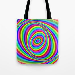 Rainbow Hypnosis Tote Bag