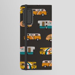 Retro Road Trip – Charcoal Android Wallet Case