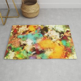 A distorted impact Rug
