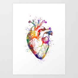 Anatomical Heart Art Prints For Any Decor Style Society6