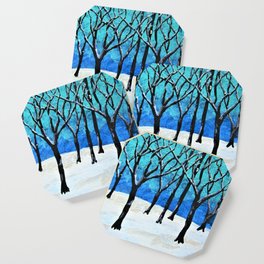 Twilight Woods #305 Mike Kraus - aceo forest nature trees envi Coaster