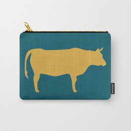 Randall Cattle (Zest) Carry-All Pouch | Livestock, Rare, Wildlife, Farm, Cattle, Herd, Graphicdesign, Vermont, Bull, Silhouette 