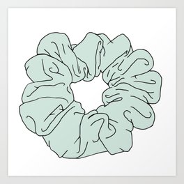 Scrunchie Art Prints For Any Decor Style Society6