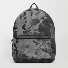 Daisy Design in Black and White Backpack