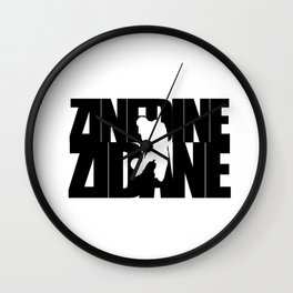 Name: Zidane Wall Clock | Madridista, Italy, Espana, Juve, Zidane, French, Footballplayer, Fifa, Zinedine, Championsleague 