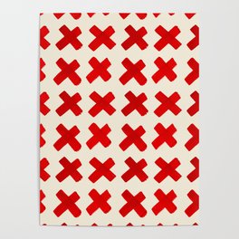 xs — red Poster