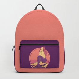 Mermaid Backpack | Sea, Fantazy, Water, Longhair, Ariel, Aquagirl, Seashell, Ocean, Underwater, Aquatic 