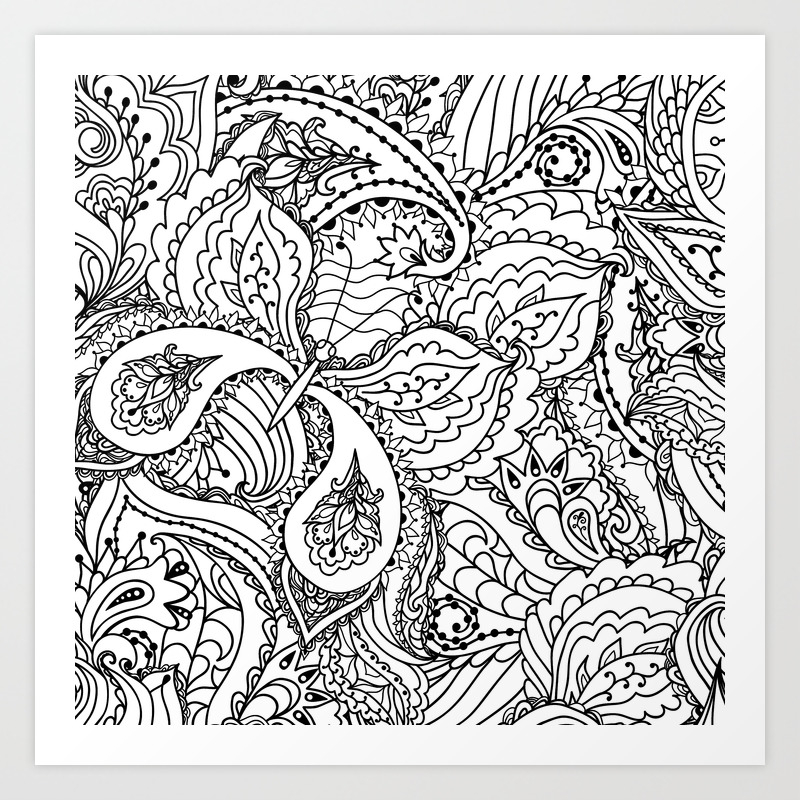 Black White Hand Painted Watercolor Butterfly Abstract Floral Art