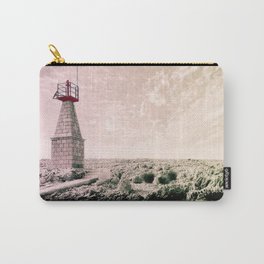 Vintage Look Beacon Landscape Carry-All Pouch | Photo, Places, Landscape, Vintage, Lighthouse, Europe, Traveller, Adriaticsea, Sea, Architecture 