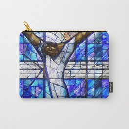 African American Portrait Painting of the Wales window at the 16th Street Baptist by Jeanpaul Ferro Carry-All Pouch