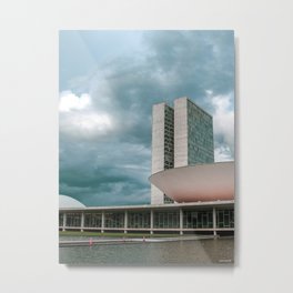 Brasilia Metal Print | Modernarchitecture, Chamberofdeputies, Buildings, Monumentalaxis, Photo, Brasiliadf, Parliament, Legislativepower, Federalsenate, Brazilian 