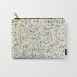 William Morris Vintage Melsetter Grey Silver Blue Pastel Floral  Carry-All Pouch | Farmhouse, Flowers, Wallpaper, Print, Pastel, Williammorris, Cushions, Blue, Pattern, Style 
