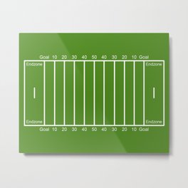 Football Field design Metal Print | Children, Sports, Superball, Love, Kids, Football, Graphicdesign, Graphic Design, Green, Superbowl 