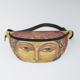 Antique Russian Icon Virgin Mary Fanny Pack