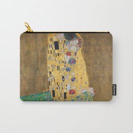 Gustav Klimt The Kiss Carry-All Pouch | Oil, Gilded, Artnouveau, Klimt, Pattern, Thekiss, Love, Vintage, Painting, Gold 