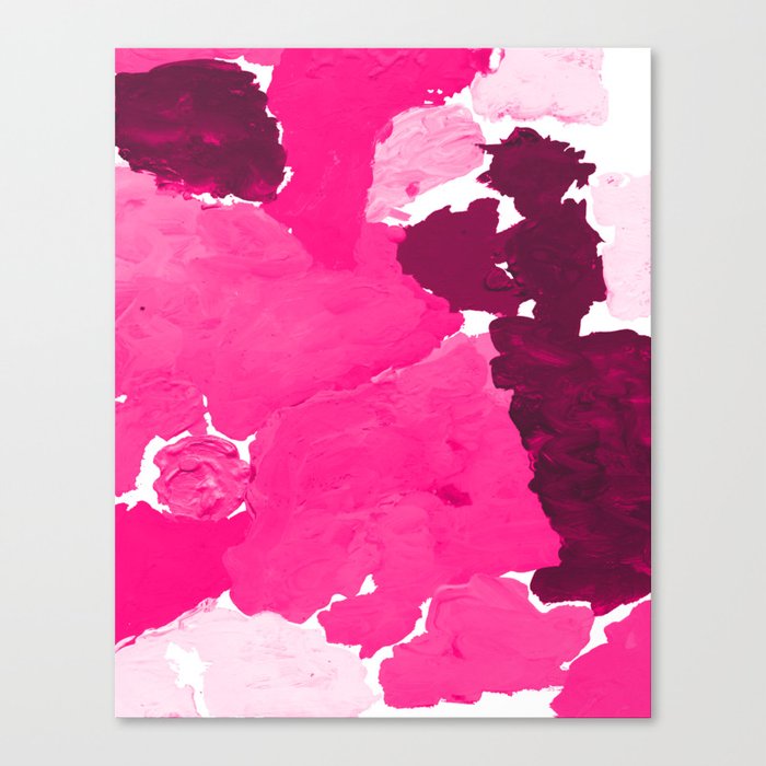 Saria Abstract Painting Pink Magenta Blush Pastel Dorm College