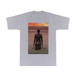 The Ironmen - No. 1010 T Shirt | Castiron, Statue, Encrustation, Fantasy, Person, Iron, Corrosion, Anotherplace, Imagination, Surreal 